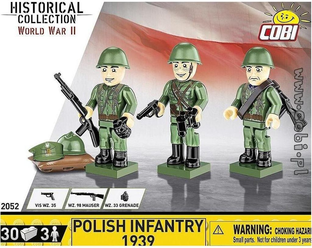 Cobi 2052- Konstruktionsspielzeug - POLISH INFANTRY 1939 Produktbild 