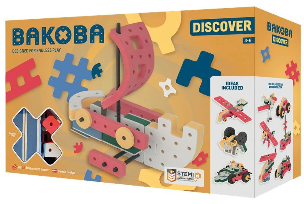 Jeu de Construction STEM Discover Bakoba pour Apprendre en Jouant