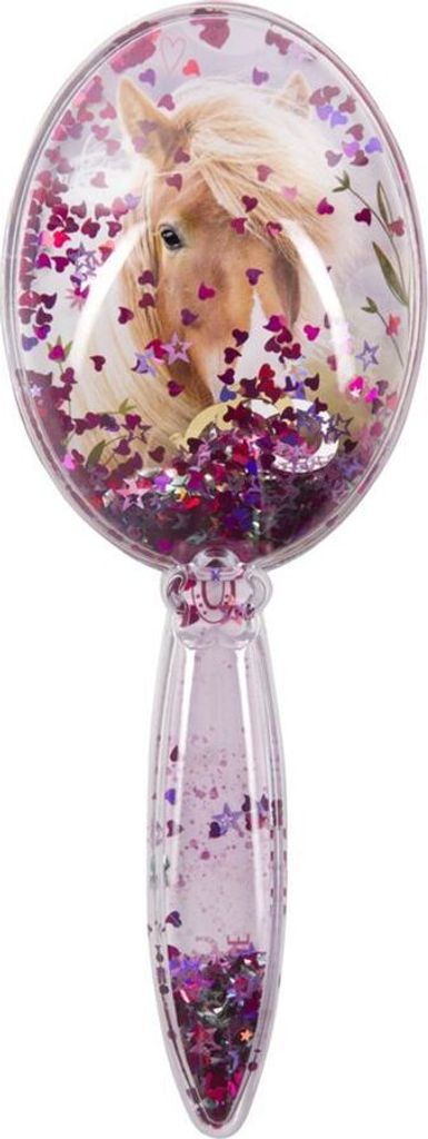 Pferdefreunde - Haarbürste mit beweglichem Glitter Produktbild 