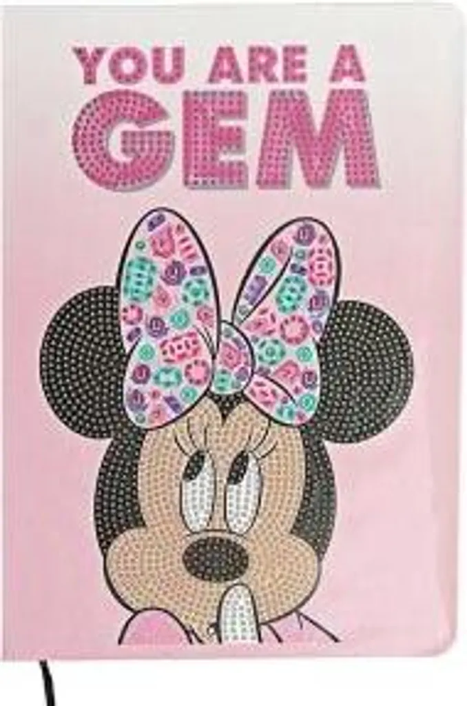 Carnet de notes Minnie Mouse Crystal Art EPEE en mosaïque de cristal