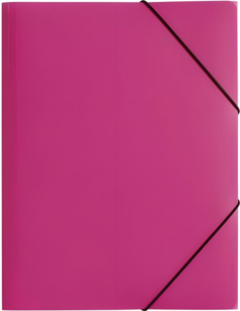 PAGNA Eckspannermappe "Trend Colours" DIN A3 dunkelrosa transluzent