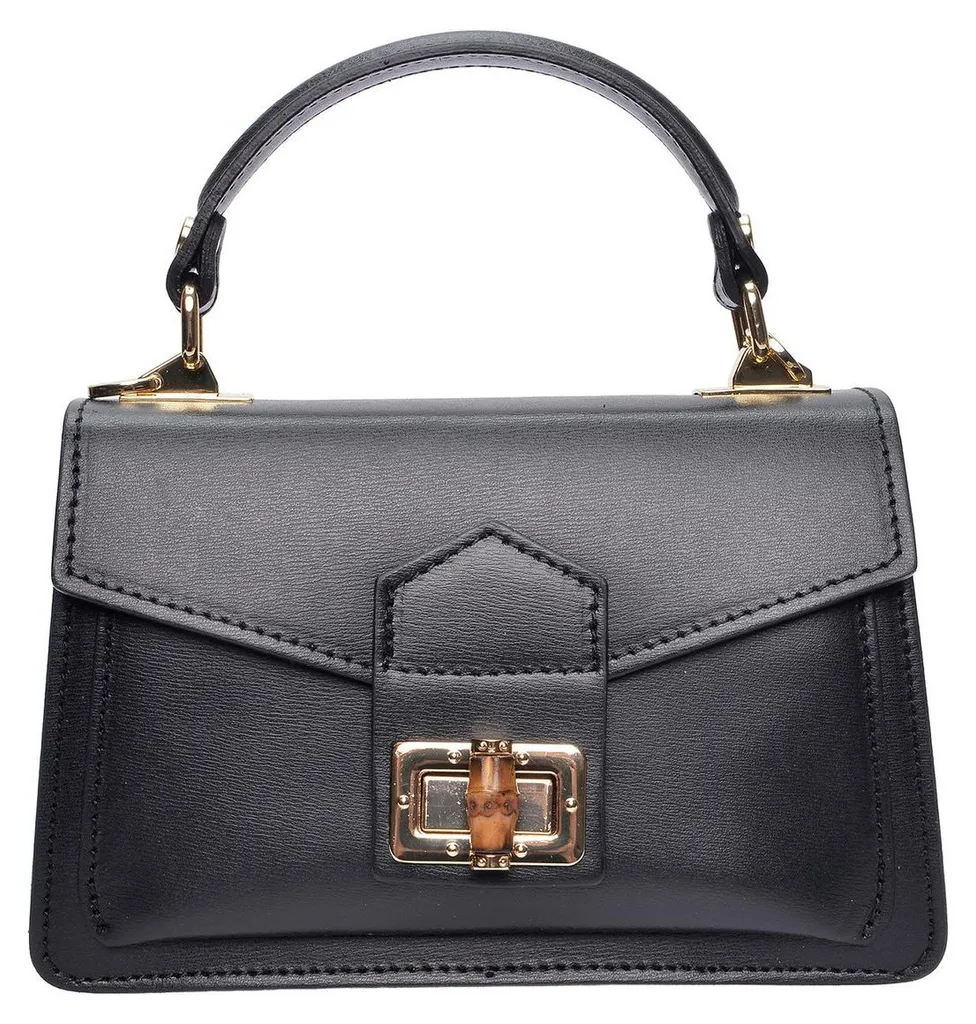 Sac à main Roberta M SS26 RM 3164 Nero : l'élégance du cuir italien noir
