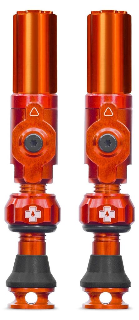 Muc Off Tubeless Valves Big Bore Hybridorange 30