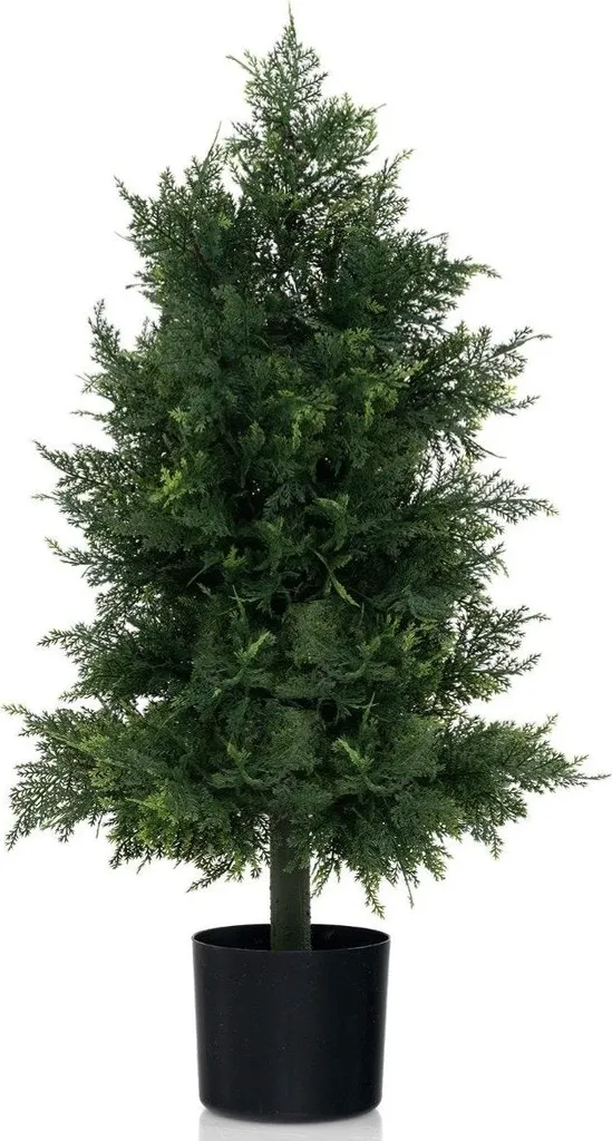 Albero Topiaria di Cedro Artificiale UV - Verde Eterno per Esterni