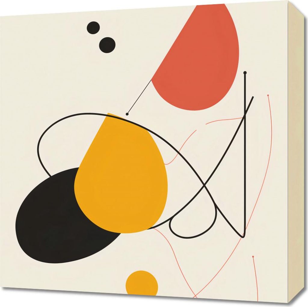 Bild 50x50cm Rhapsodie der Formen