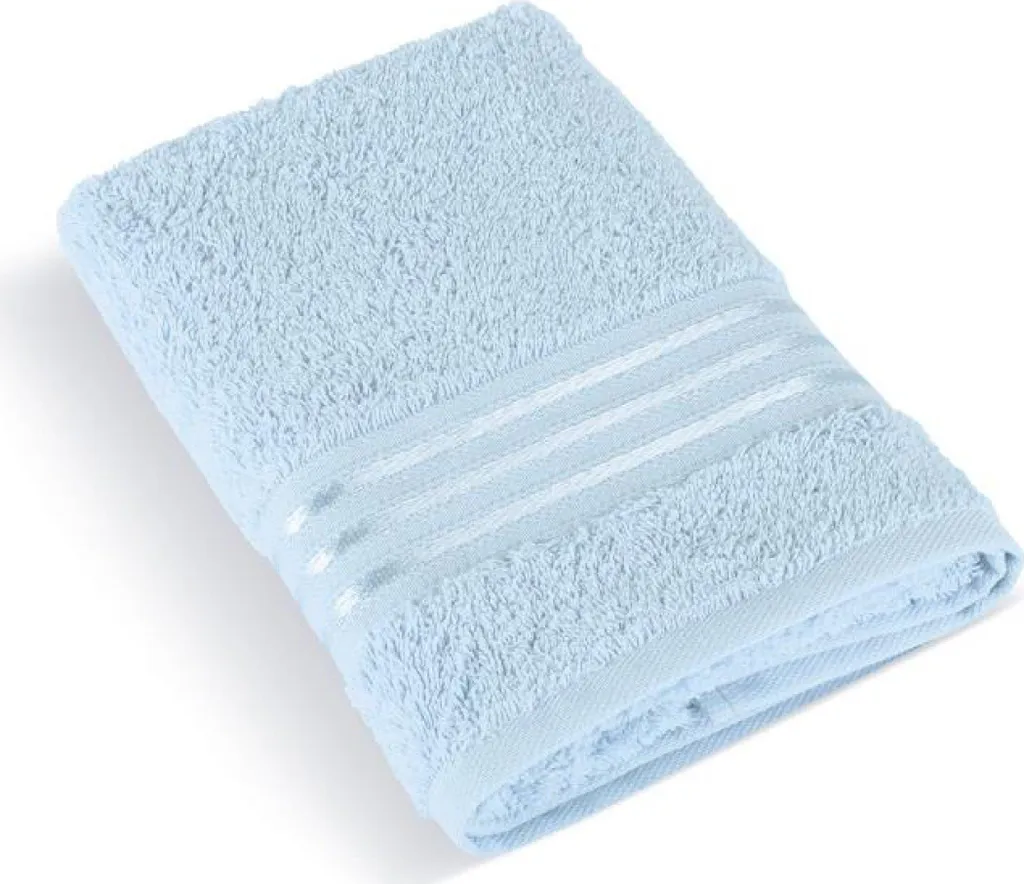 Asciugamano Viso Kolekce Linie 50x100 cm Modrá Cotone Premium
