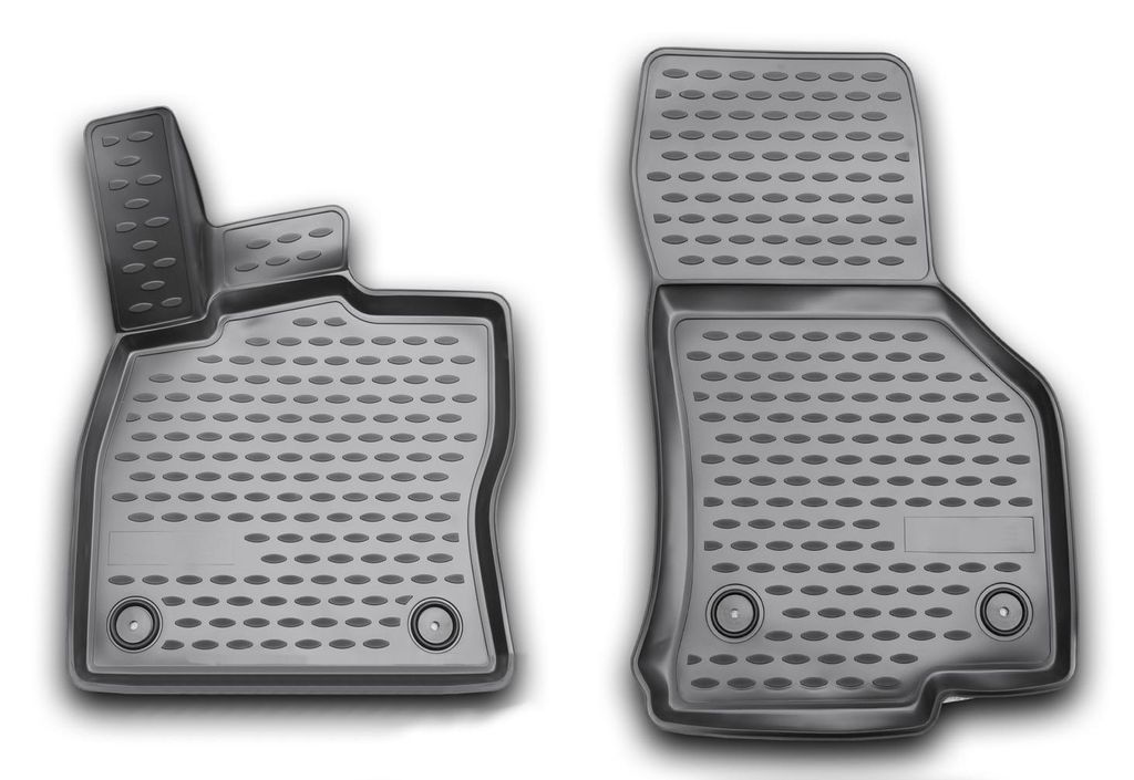 Gummi Fußmatten Set für VW Golf 7, Bj. 2013- + VW Golf 8, Bj. 2020-, 2-teilig