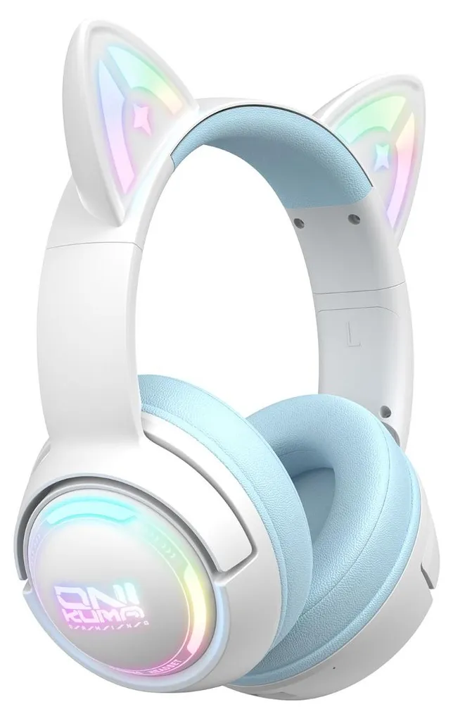 Casque Audio Gamer sans Fil avec Micro Amovible et Drivers de 50 mm INF