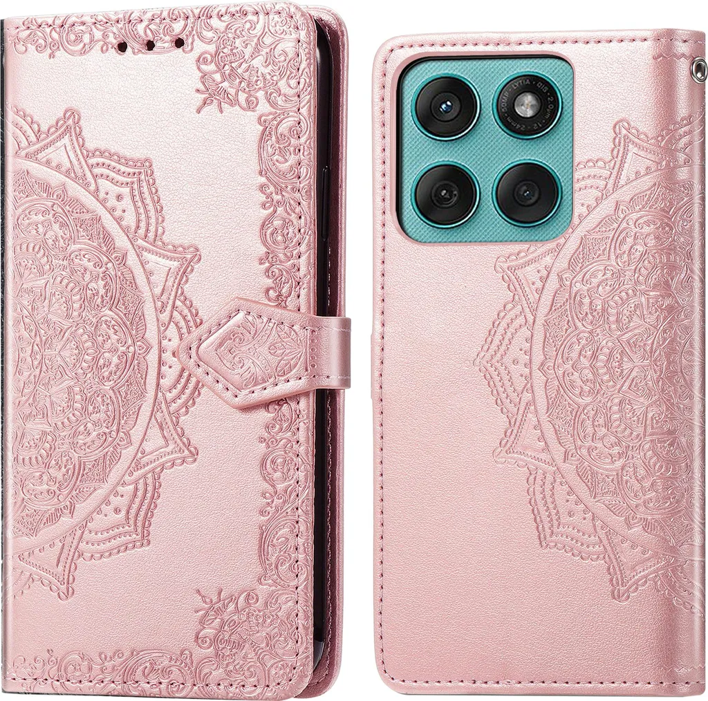 Cover Motorola Moto G57 Power imoshion Mandala Oro Rosa: Glamour Tech