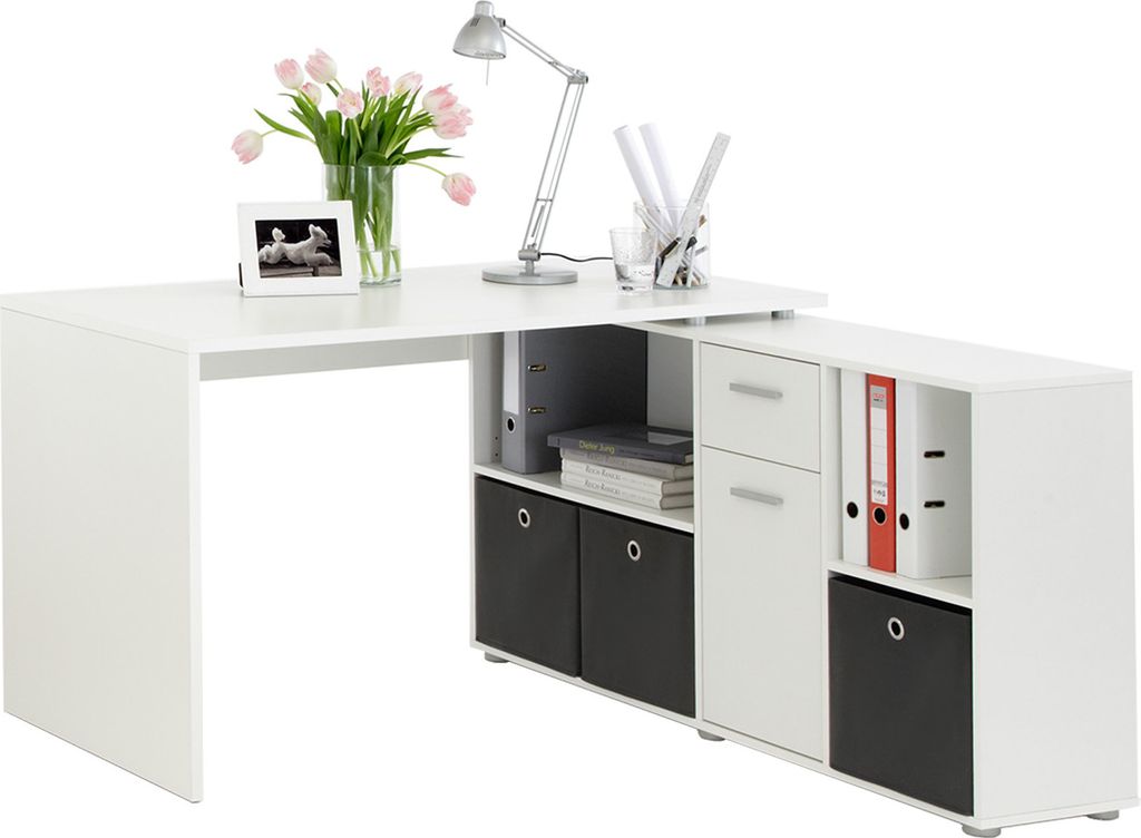 FMD furniture 353-001 Schreibtisch-Winkelkombination in Produktbild 