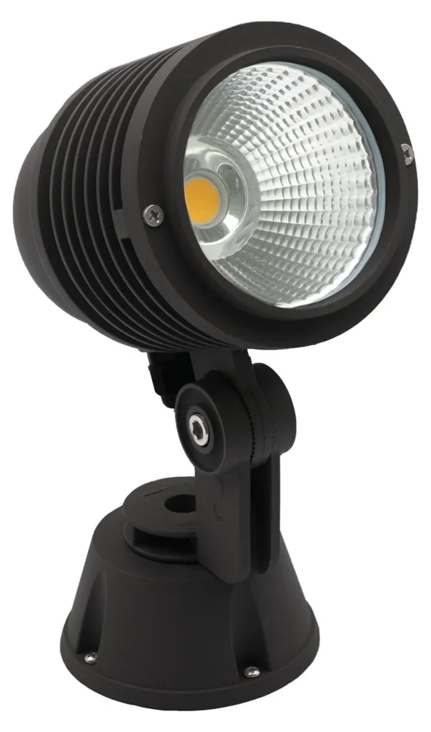 Projecteur LED Anti-Pluie IP65 Century Dobi 15W Noir pour Entrée Sombre