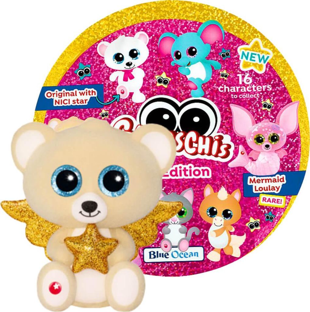 Glubschis Sammelfiguren Stern Serie 5 - Glubschi Glitzer - Figur Glowy Bombo