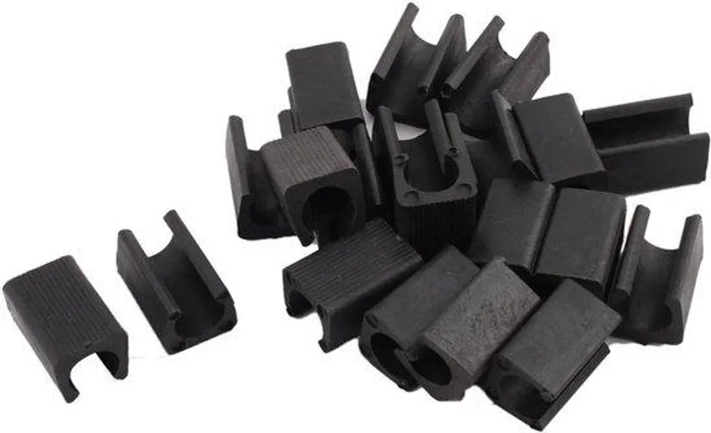 Protège-pieds de chaise pour parquet et carrelage - Embouts 10 mm noirs x20