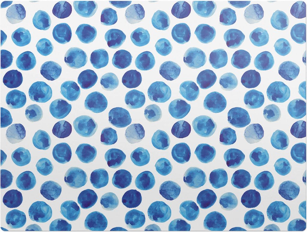 Aquarellpunkte – Bodenschutzmatte – Rutschfest – Schutzmatte für Büro – Vinylmatte – Stuhlunterlage – 120 x 90 cm