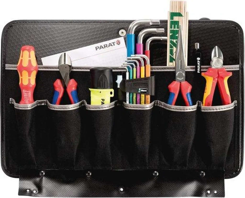 Porte-outils double anti-encombrement pour trier un coffre en désordre
