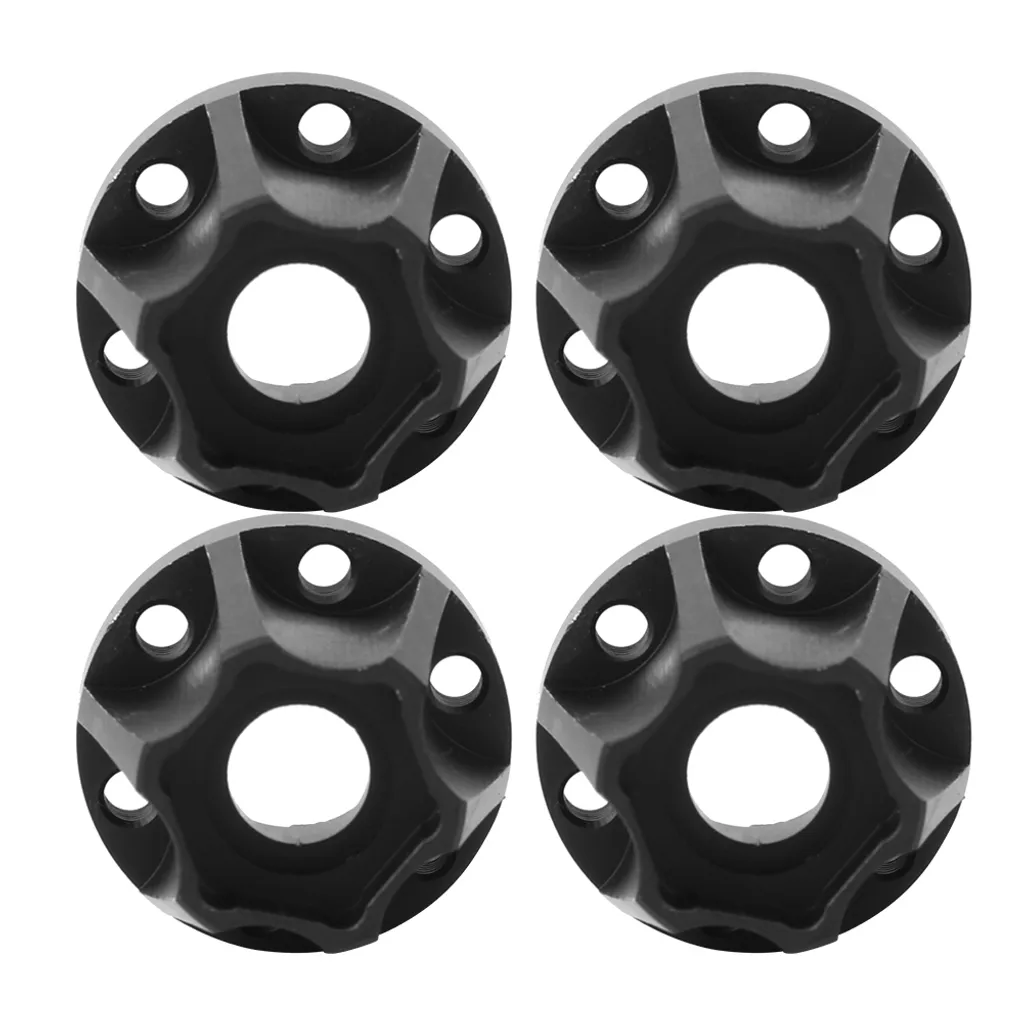 AXSPEED 4 pezzi dadi metallici mozzo ruota adattatore esagonale estensione 15mm/20mm/25mm per TRX-4 Axial SCX10 1/10 RC Car  26