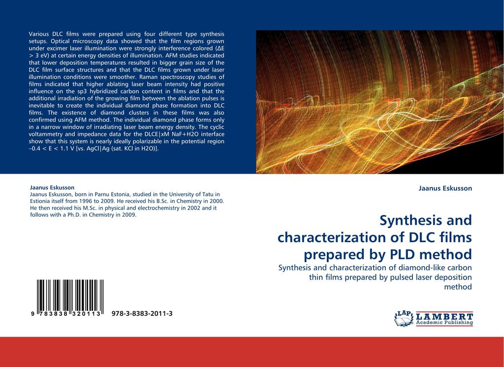 Synthesis and characterization of DLC films prepared by PLD method