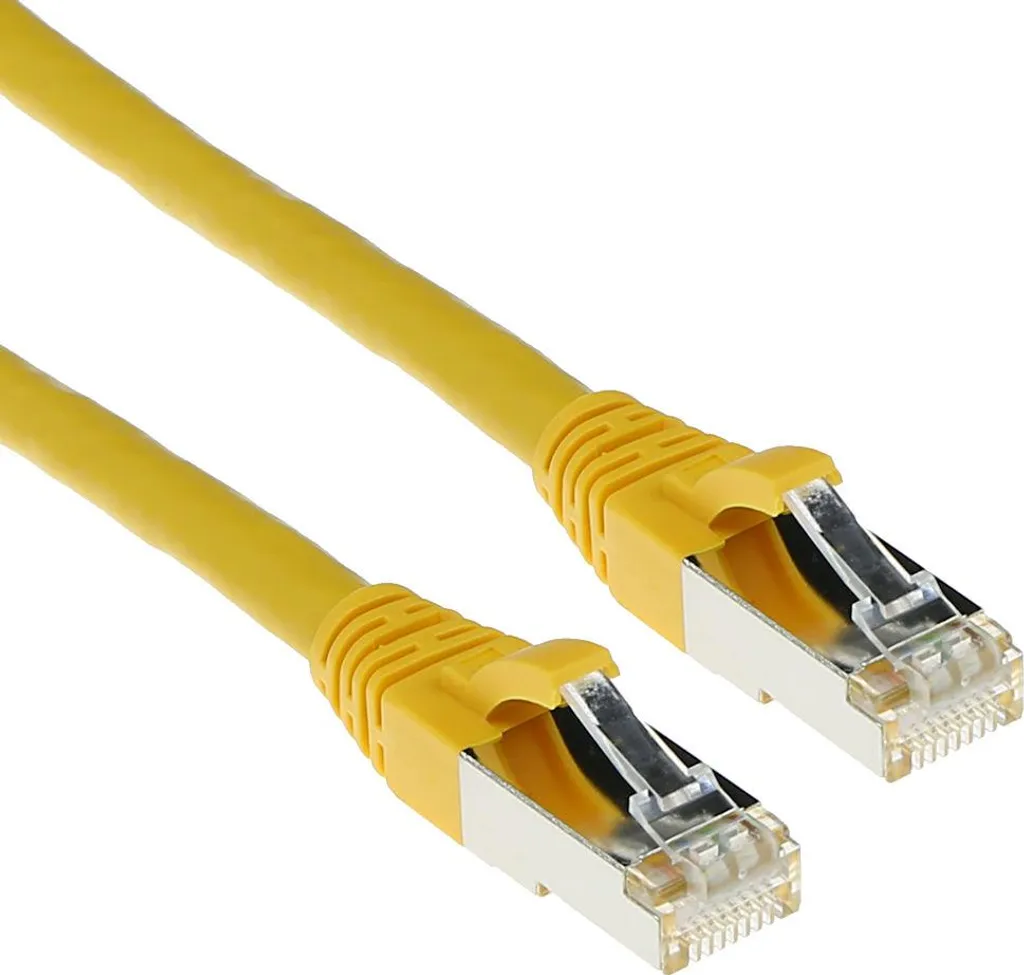 Acquista Cavo ACT Cat6a SFTP 20 Metri Giallo LSZH FB7820 - 10Gbps
