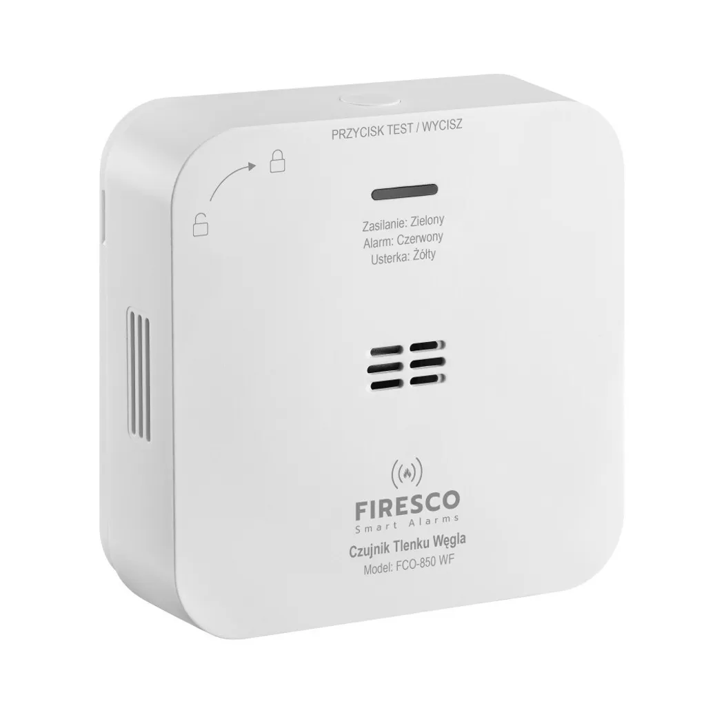 Alarme de monoxyde de carbone connectée FCO-850 WF pour chauffage