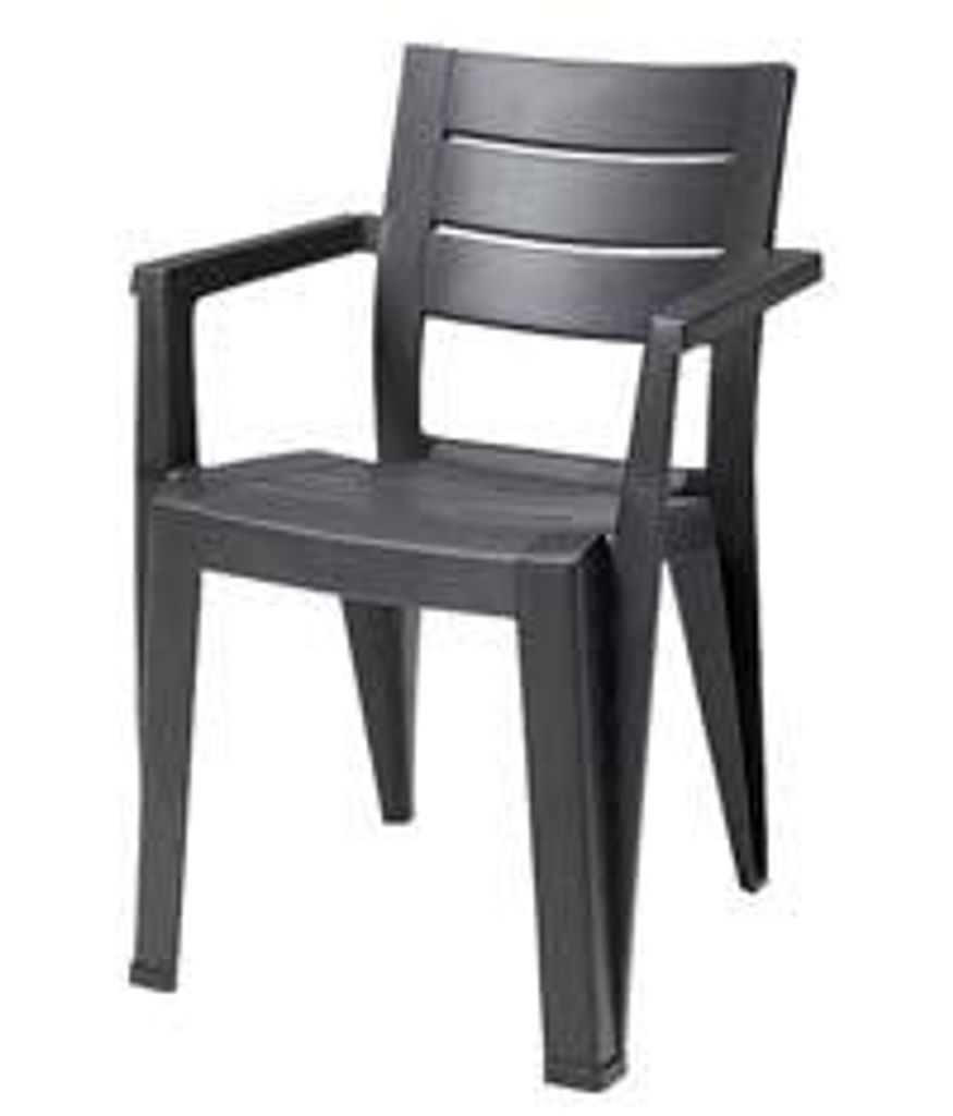 Sedia Da Giardino "Julie" Smooth Finish/Rezolith Graphite - Immagine del prodotto 