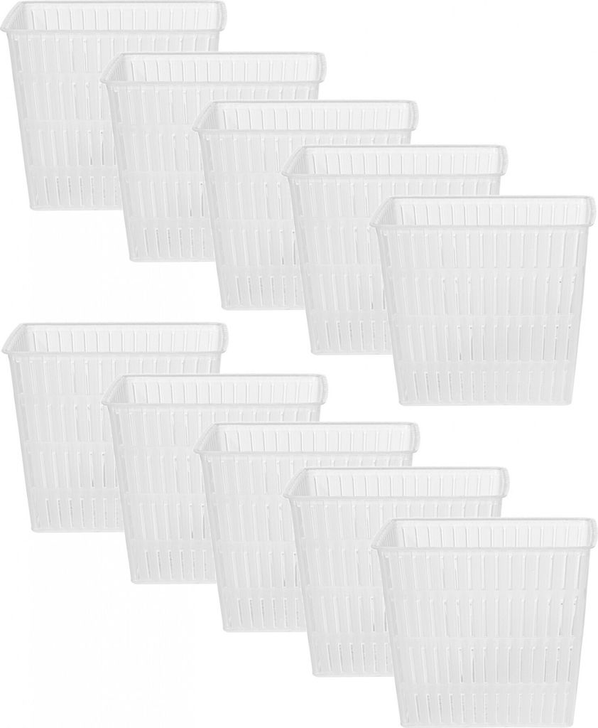 10 x Käseform 8.2x6.3cm h: 7.7cm, Käseformen, Käseherstellung