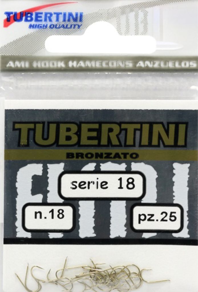 Tubertini Serie 18 Bronzato Widerhaken r. 20 (25 Stk.)