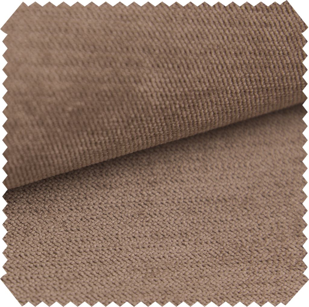 novely ORMONT - Samtiger Chenille-Stoff - Robuster Möbelstoff - Polsterstoff in 18 Farben - Pflegeleichte Meterware 1lfm - Farbe: 03 Milchkaffee