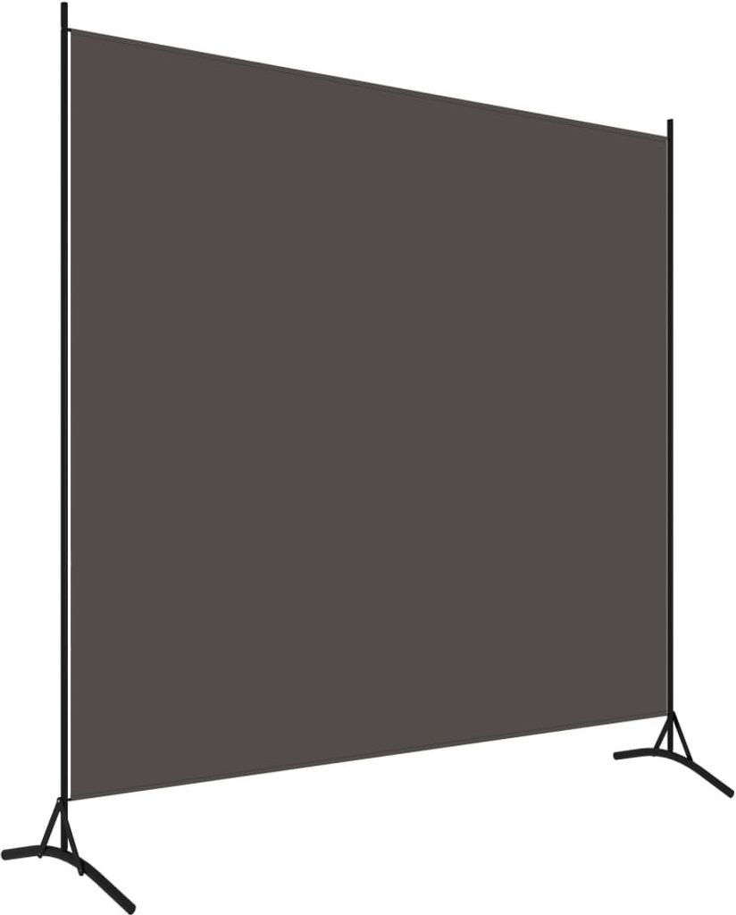 vidaXL Paravent Anthrazit 175x180 cm Stoff Produktbild 