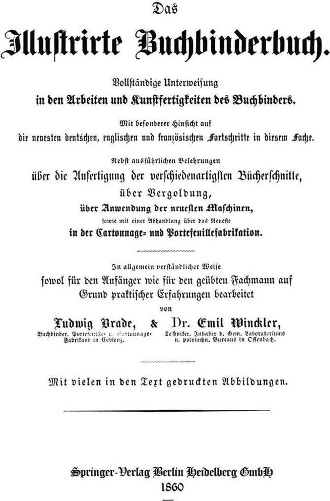 Das Illustrirte Buchbinderbuch