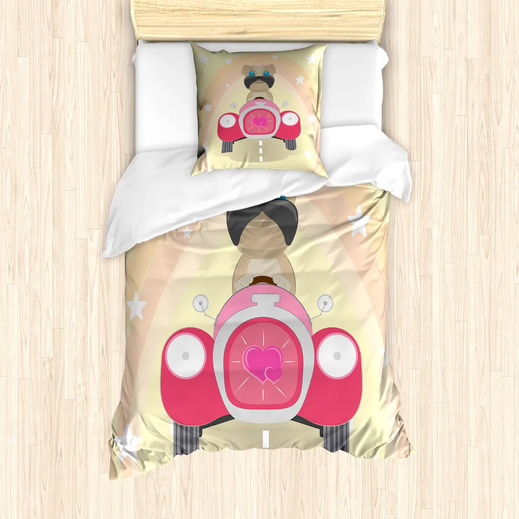 Set Copripiumino Multicolore Supereroi Cuccioli 135x200 cm