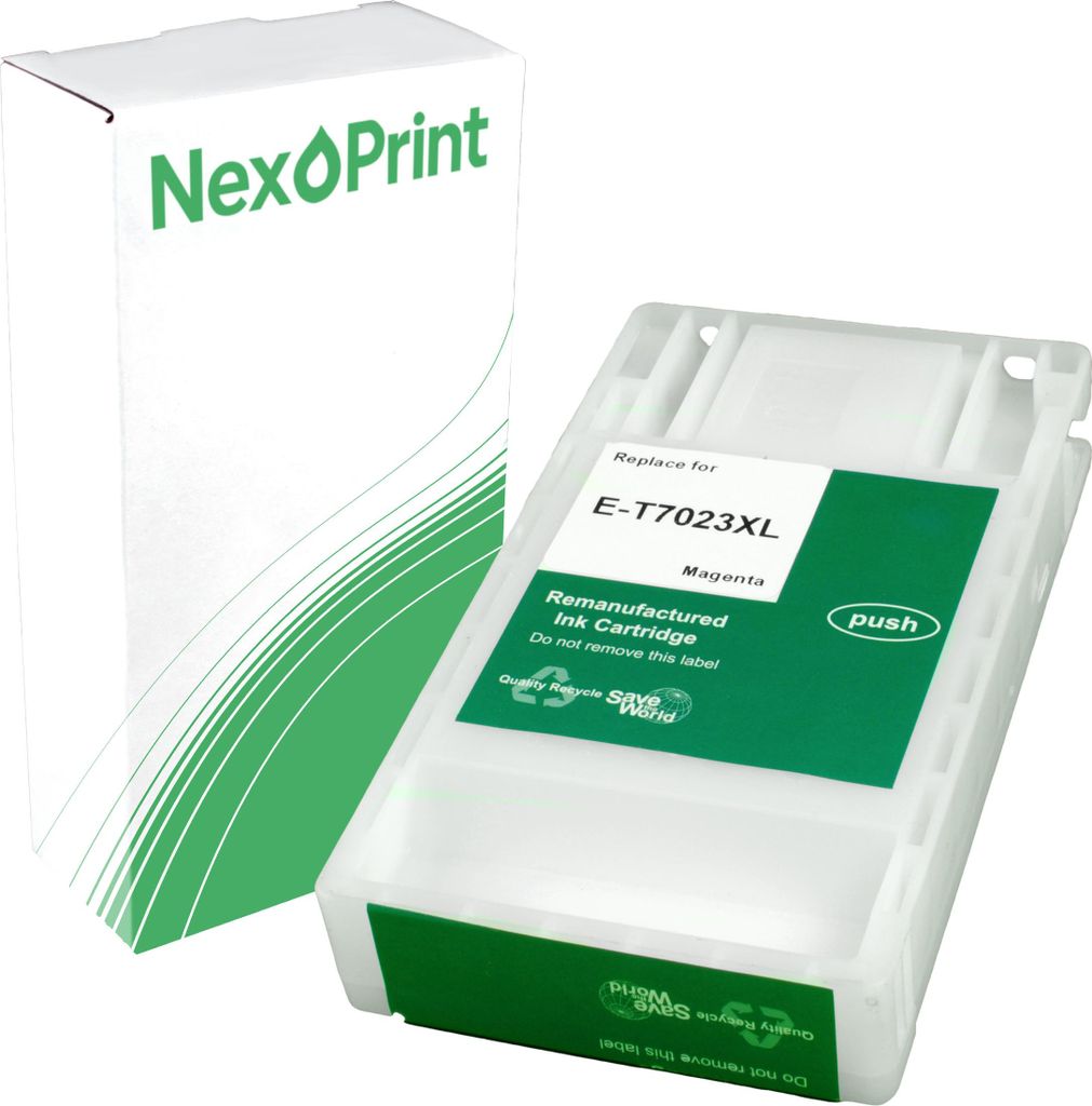 NexoPrint C13T702340 T7023 magenta Druckerpatronen kompatibel zu Epson WorkForce Pro WP-4515 DN WorkForce Pro WP-4520 WorkForce Pro WP-4525 DNF ca....