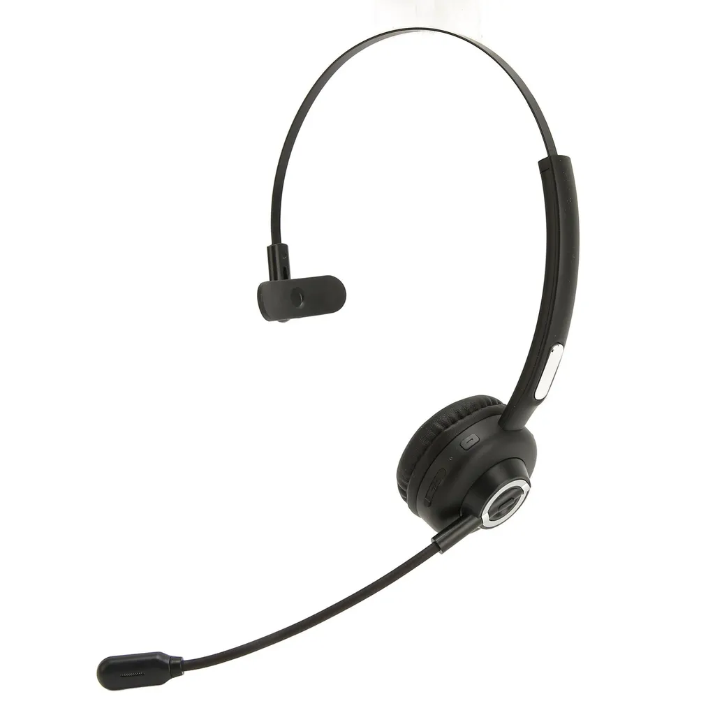 Casque Bluetooth monaural avec micro rotatif et base de charge sans fil