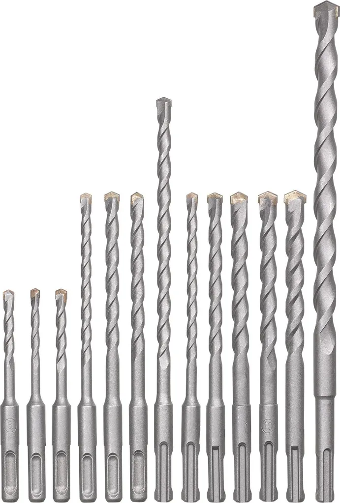 Forets SDS-Plus Drill haute résistance pour perçage intensif - Lot de 12 - 2
