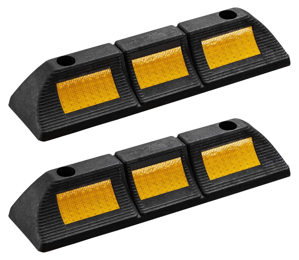 Wiltec Radstopper 47,5 x 12 x 8 cm, 2x Einparkhilfe aus Produktbild 