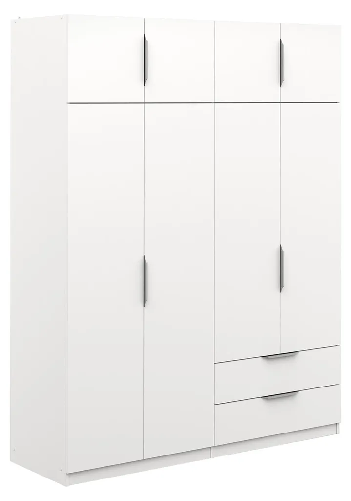 Grand dressing 8 portes blanc modèle GHOST pour une organisation XXL