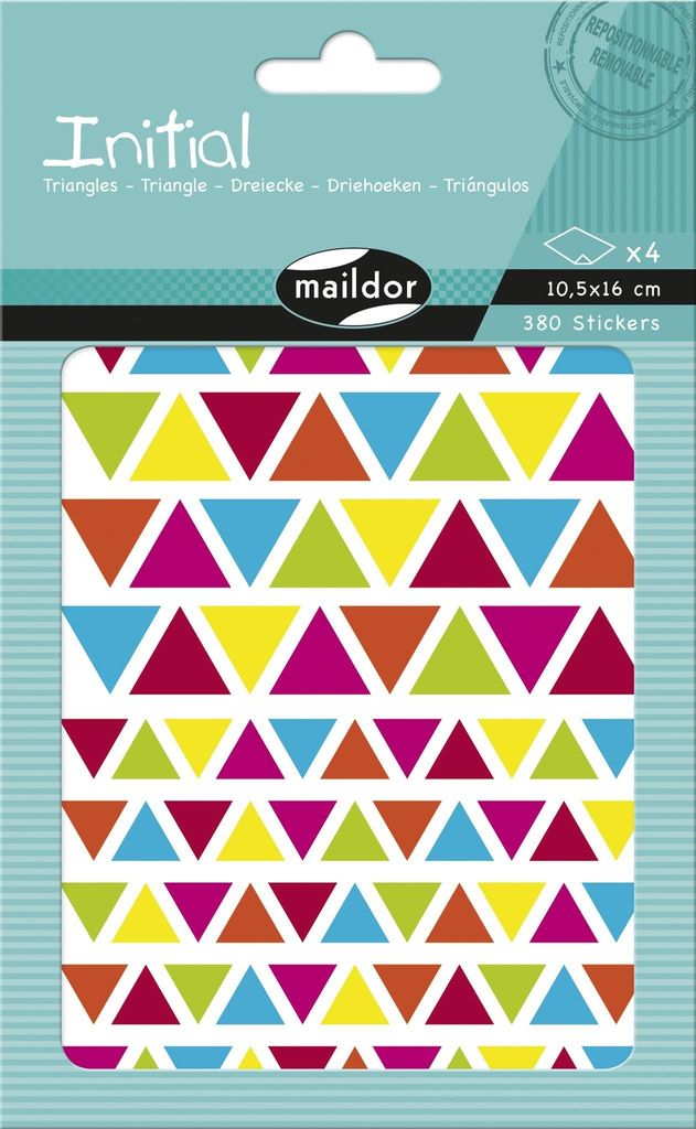 Maildor Initial 4B. Dreiecke bunt