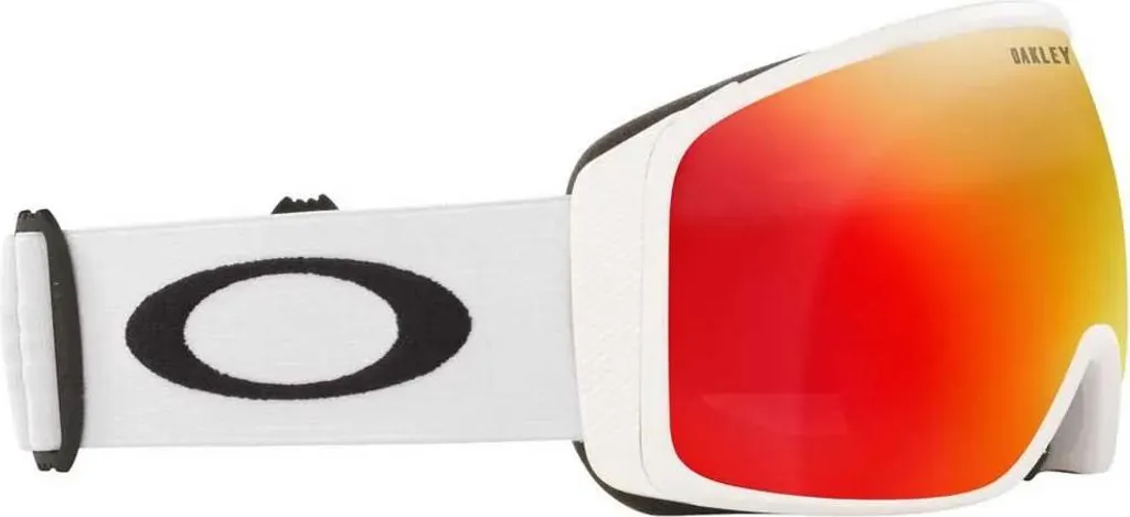 Masque de ski Oakley Flight Tracker XL Blanc pour les Hauts Sommets