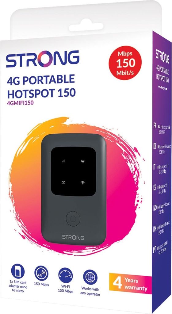 Router mobile forte 4G sw (nero) Immagine del prodotto 
