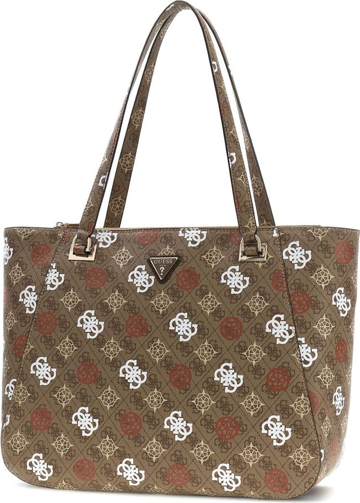 GUESS Shopper Handtasche Eliette Logo Latte Logo/Ginger Produktbild 