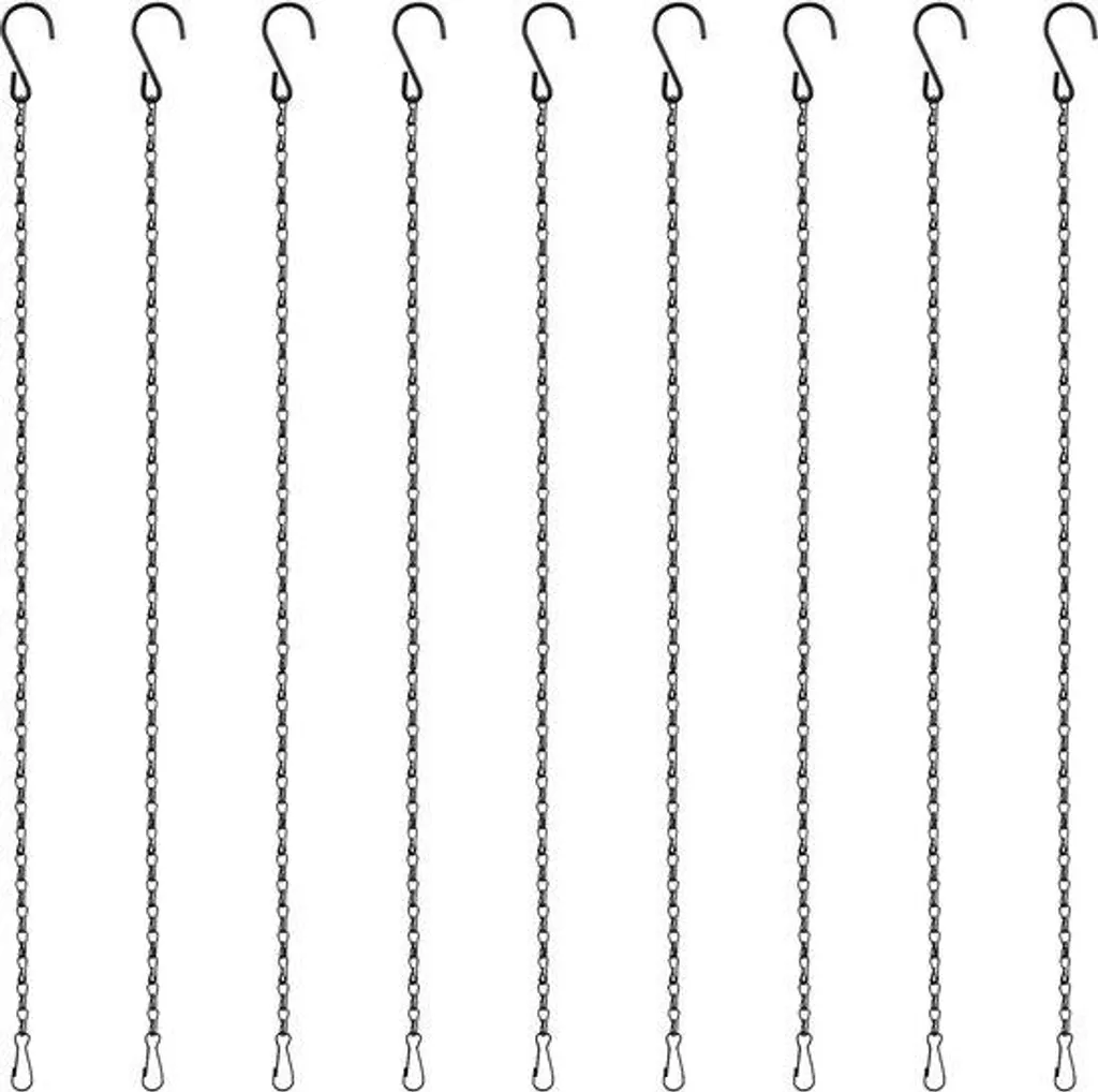 Aménagement jardin vertical avec cette suspension métal 50 cm 9 fleurs