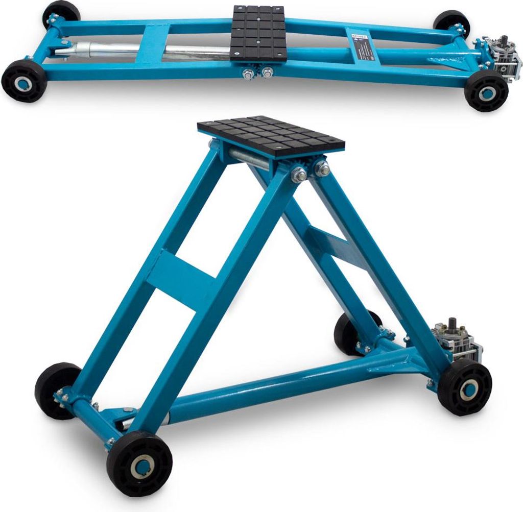 Bituxx KFZ Scherenlift 2,5T flach Wagenheber Blau MS-19207 Produktbild 
