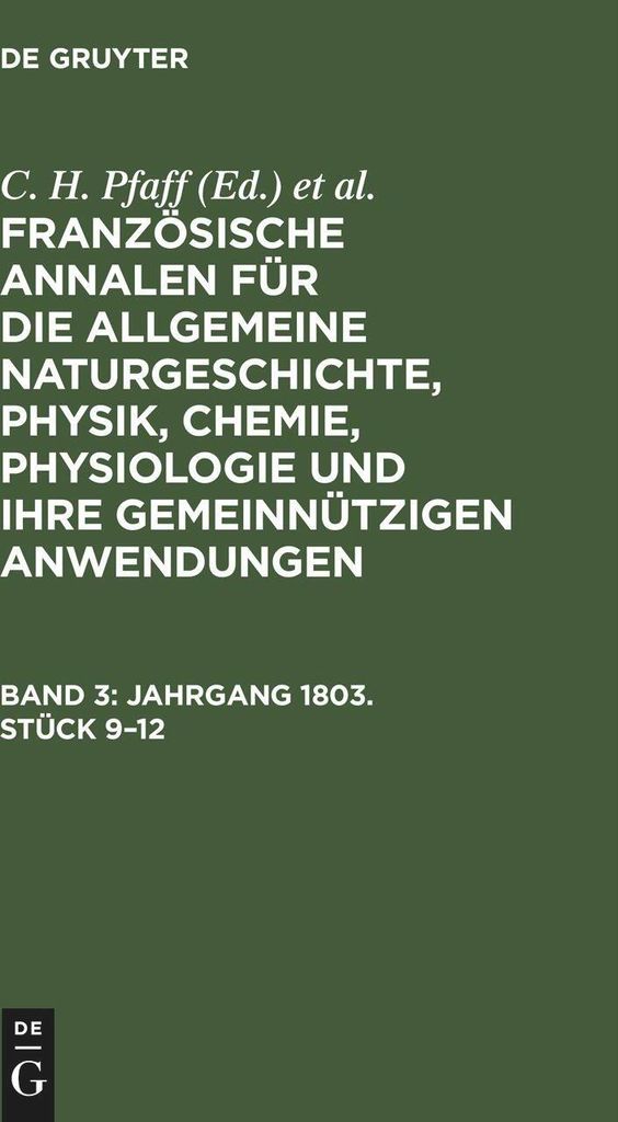 Jahrgang 1803. Stück 9-12