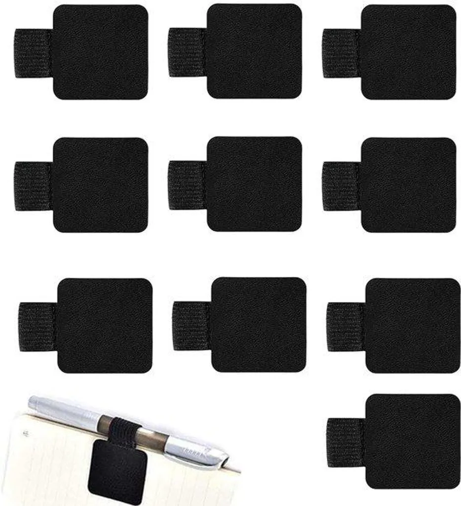 Porte-crayon adhésif avec boucle extensible pour stylet et Apple Pencil