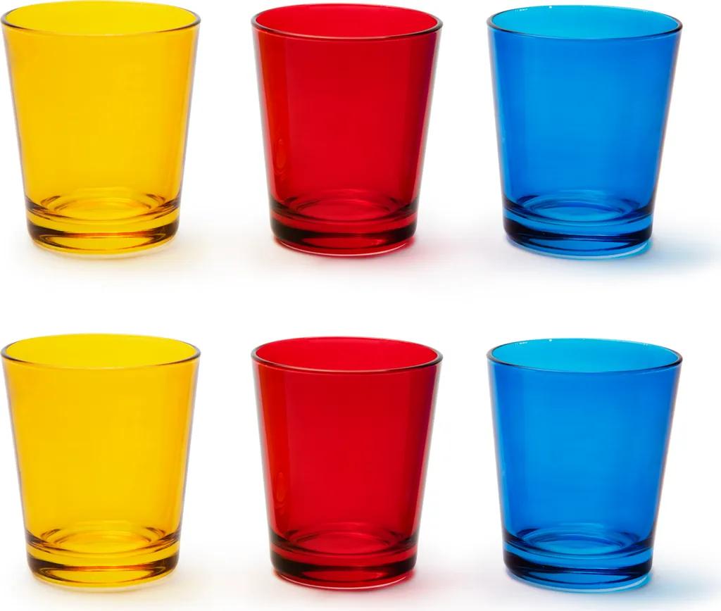 Excelsa set di 6 bicchieri da acqua Portofino da 30 cl colorati