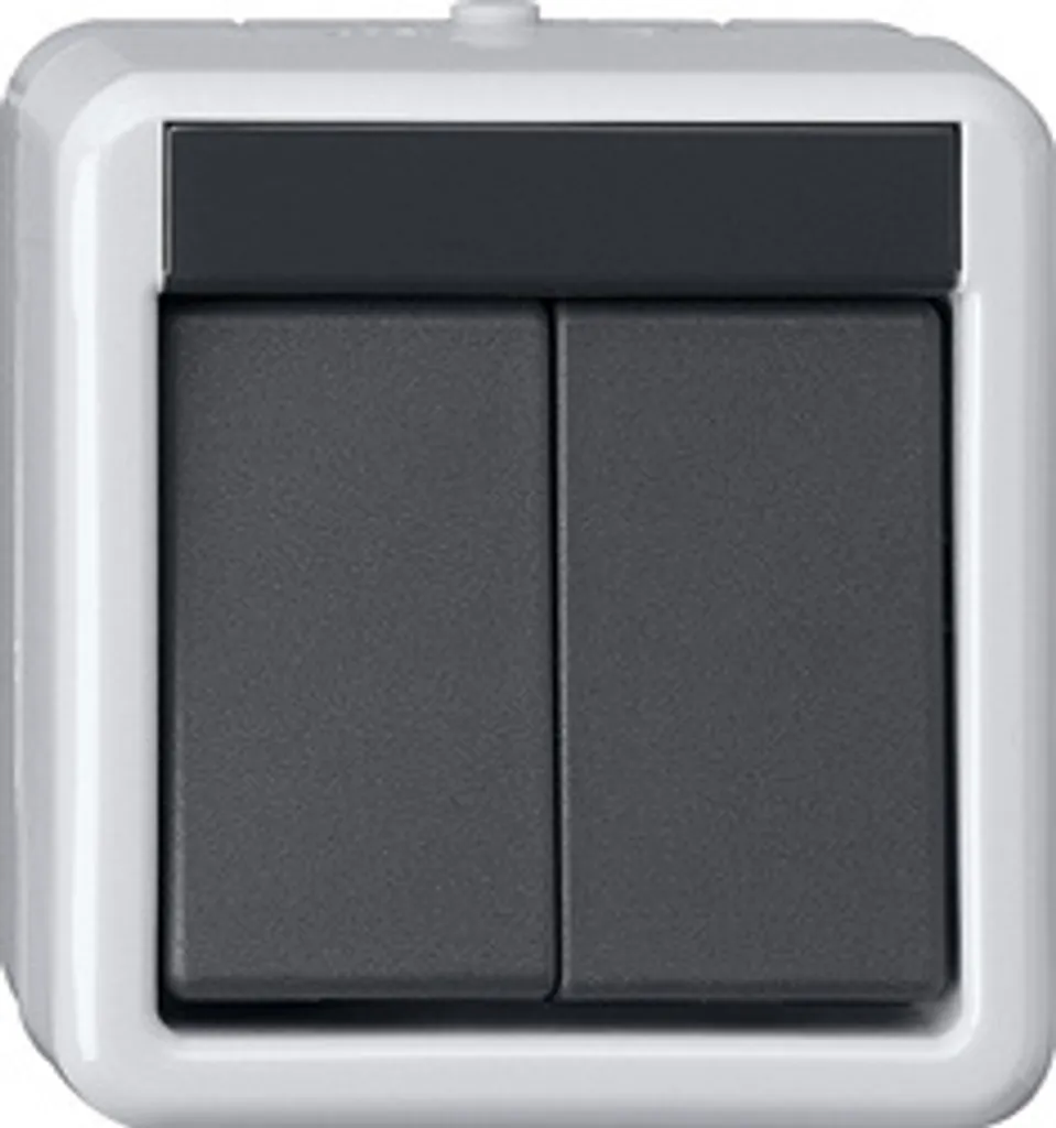 Commande Domotique KNX Gira 516130 Gris pour Rénovation en Saillie - 2
