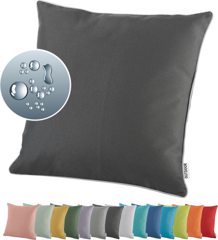 heimtexland ® OUTDOOR Lounge Dekokissen LOTUS EFFEKT 45x45 Produktbild