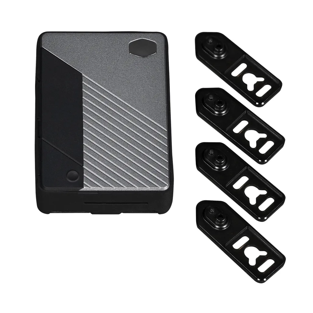 Boîtier Raspberry Pi Cooler Master Pi Case 40 V2 en aluminium noir