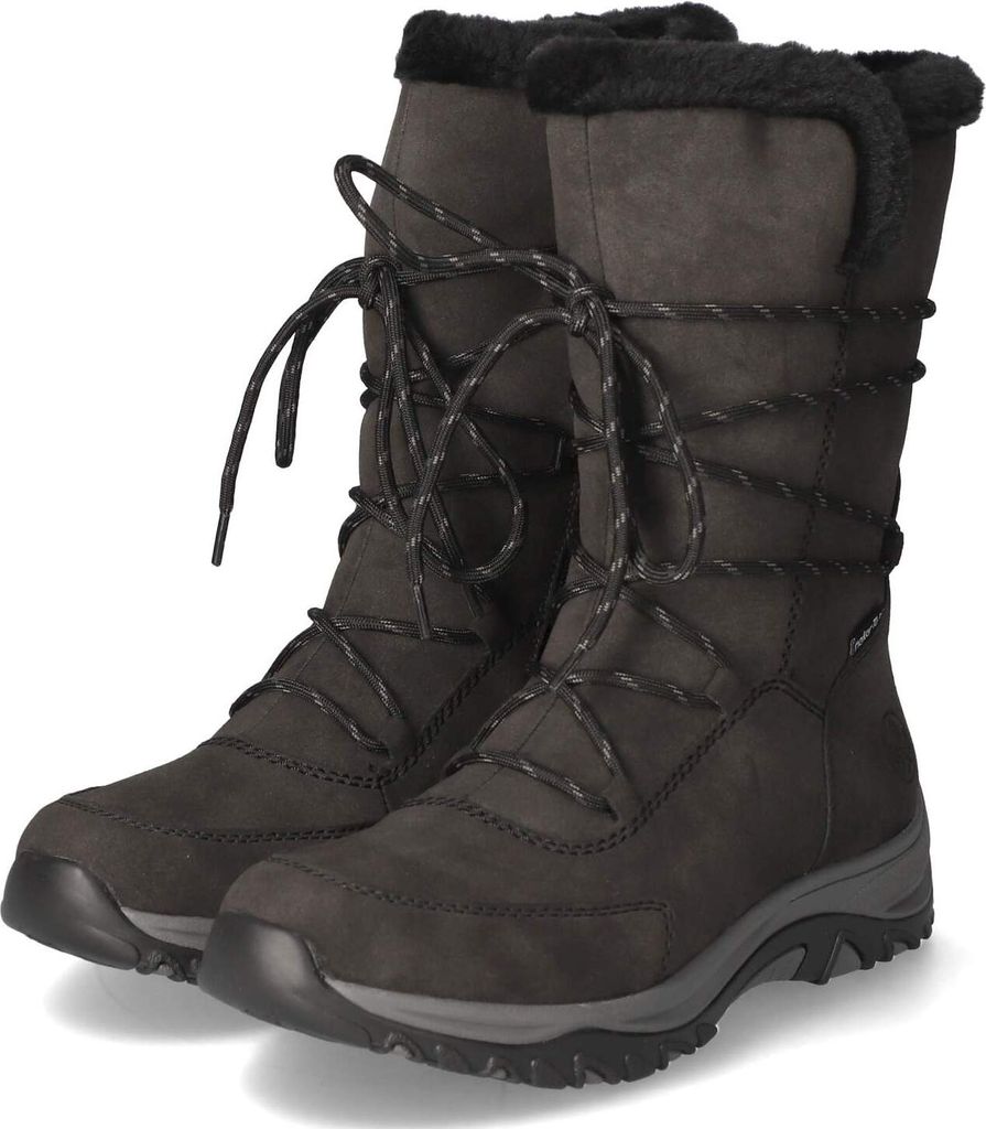 Rieker Damen Stiefel 39096-36, 39096-38, 39096-39, 39096-40 RIE-M9684 grau 36