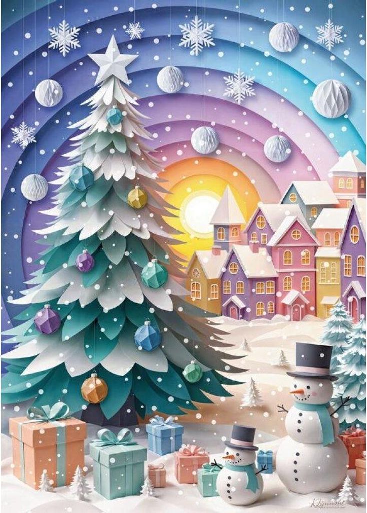 CHERRY PAZZI Puzzle Winter wieder 500 dlks