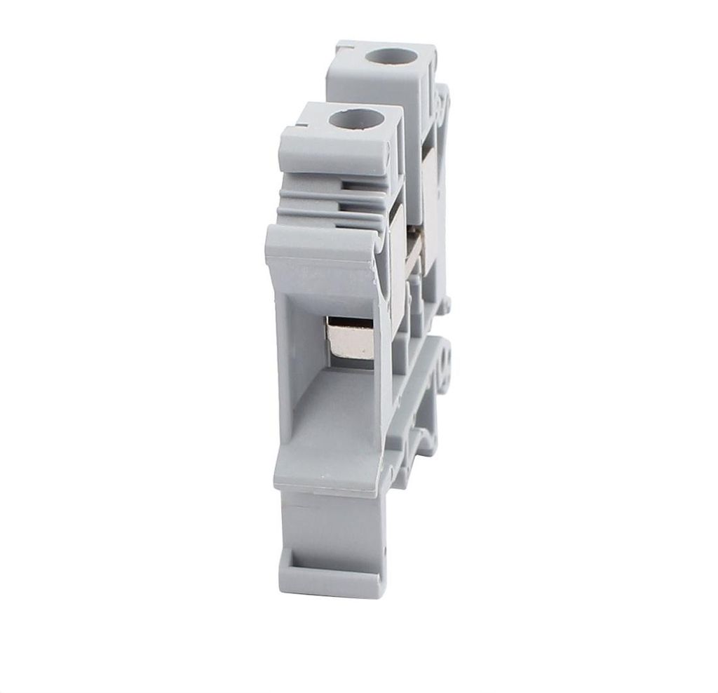 5Stk UK-10N DIN Schienenmontage Federklemme Anschluss 800V 76A 10mm2 Kabel Grau DE de